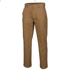 Cabela's Men's‎ Classic Fit Canvas Work Pants Brown/Tobacco color 36x32 NWT